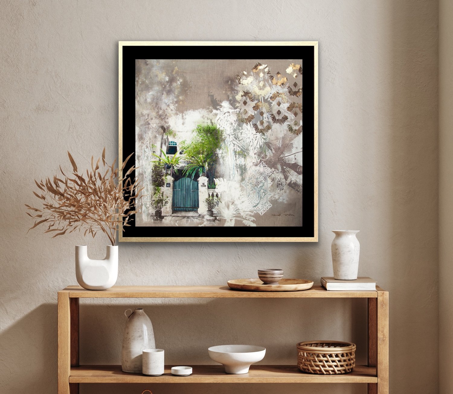 Cairnhill Shophouse Canvas Print (74x74 cm)