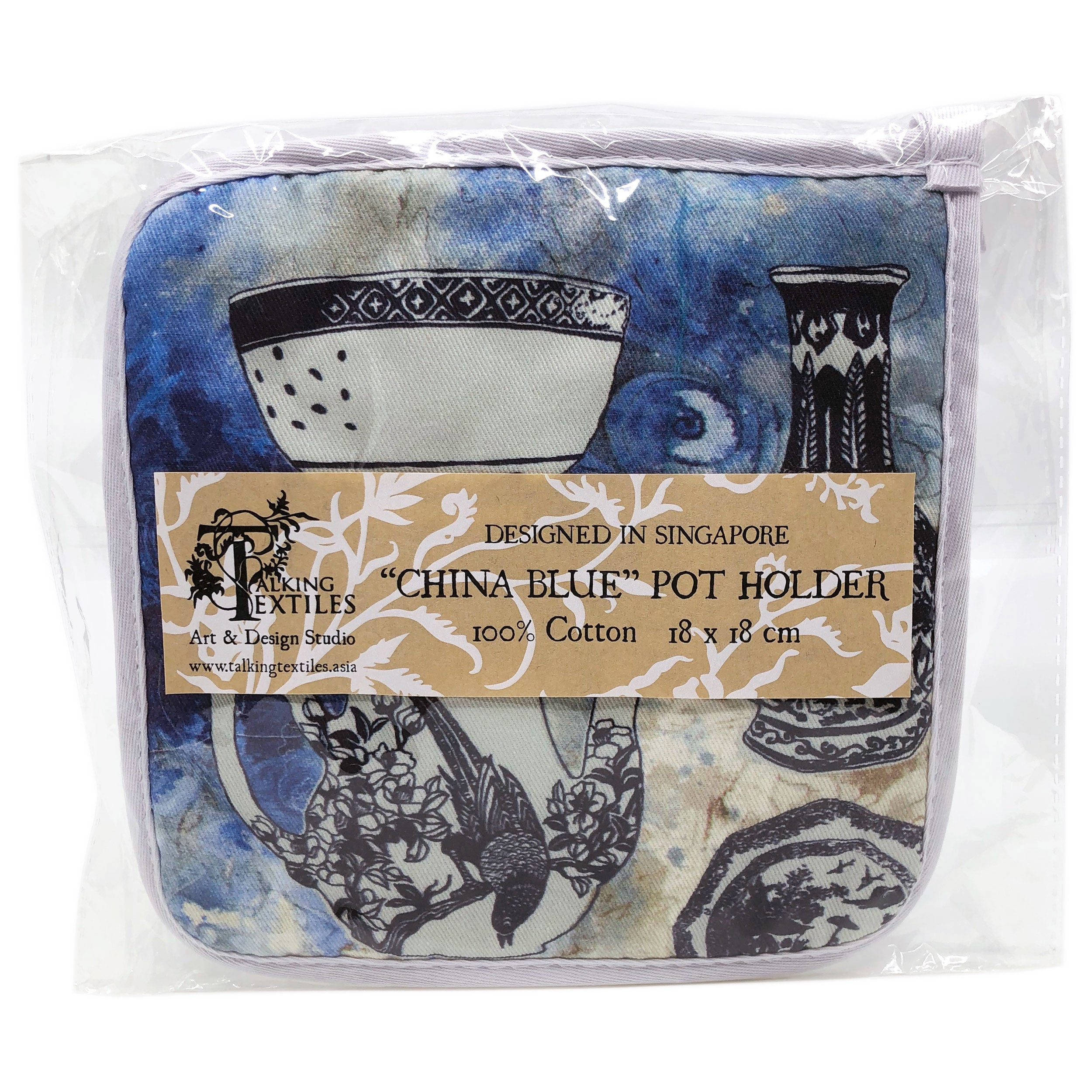 China Blue Pot Holder