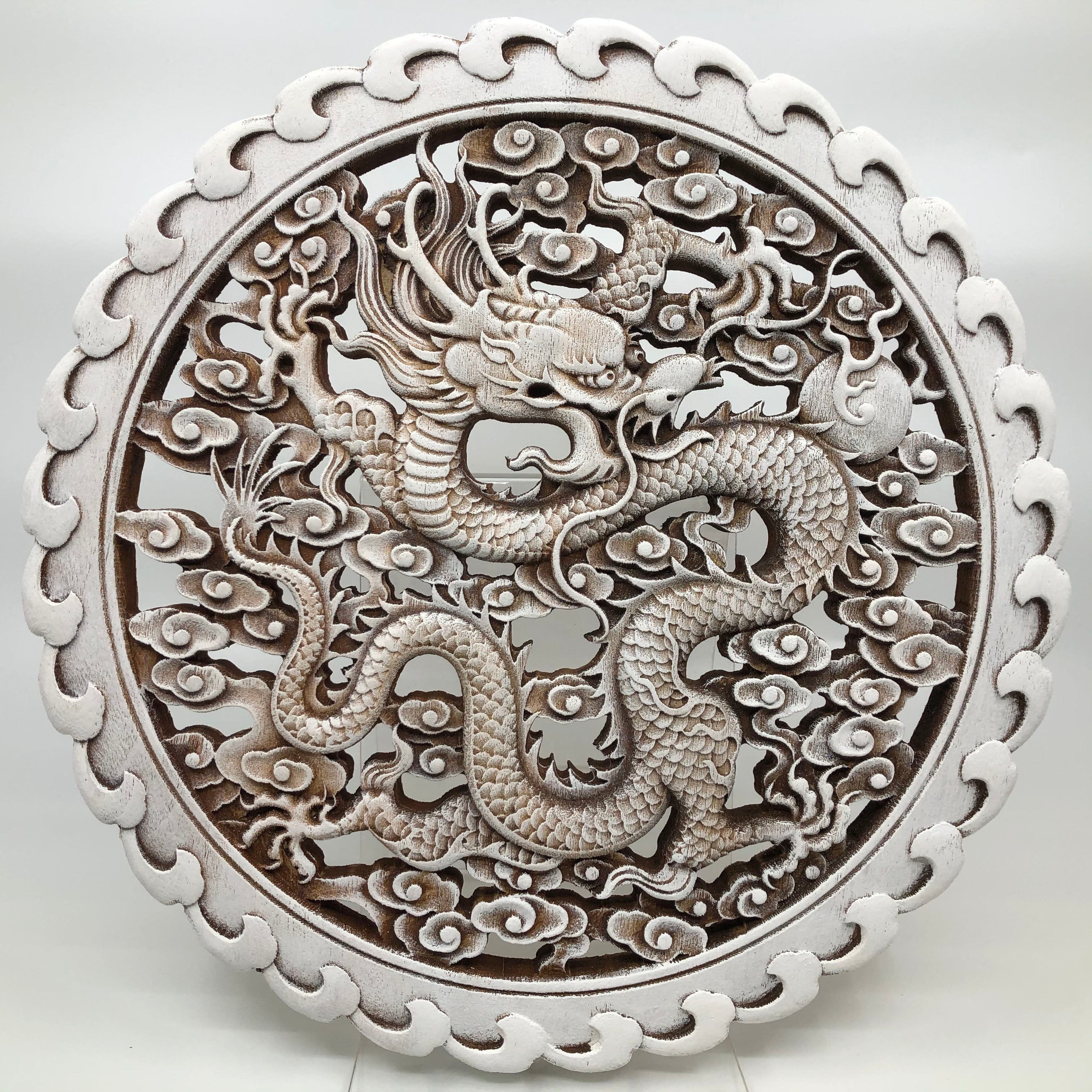 Dragon Wooden Carving
