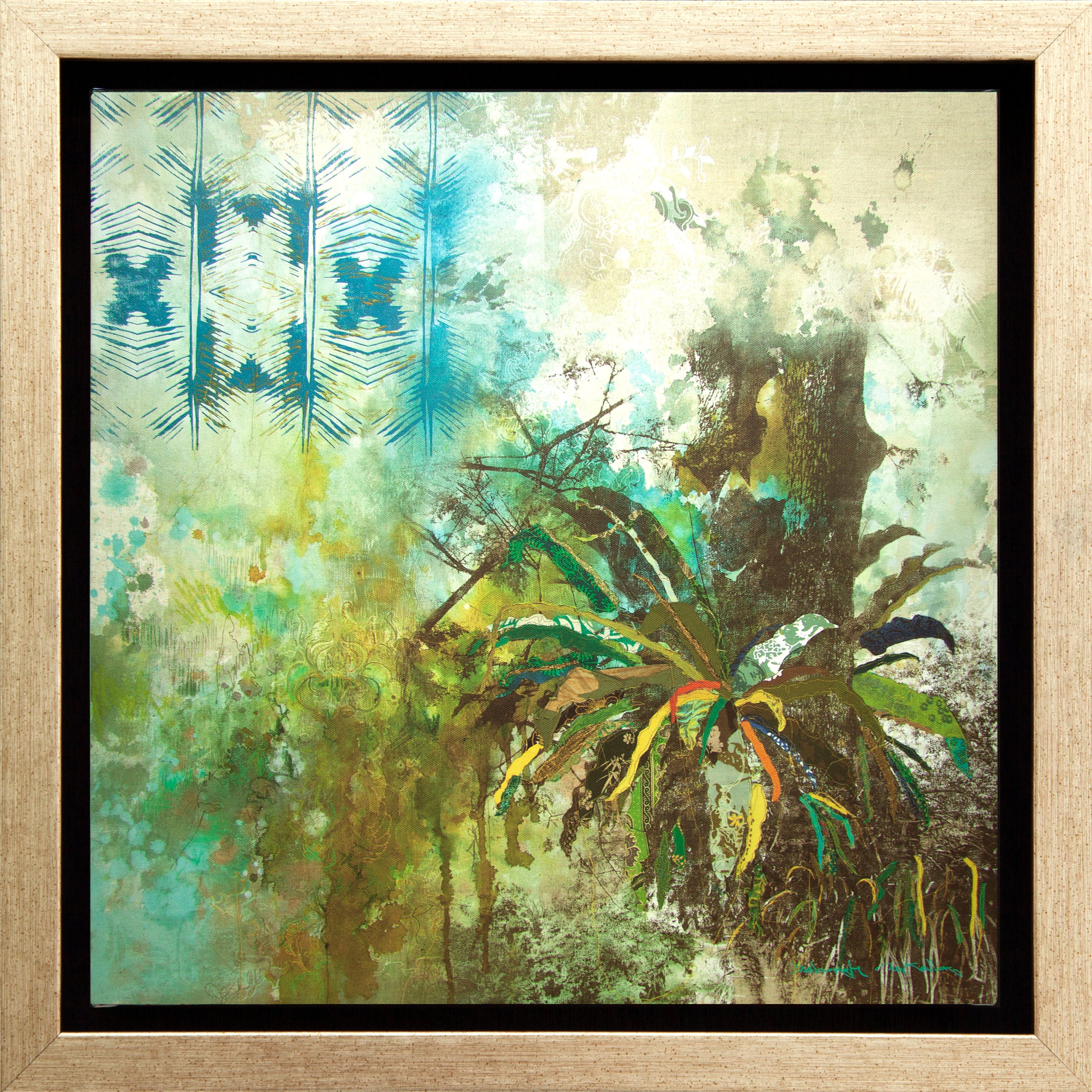 Jungle Batik Canvas Print