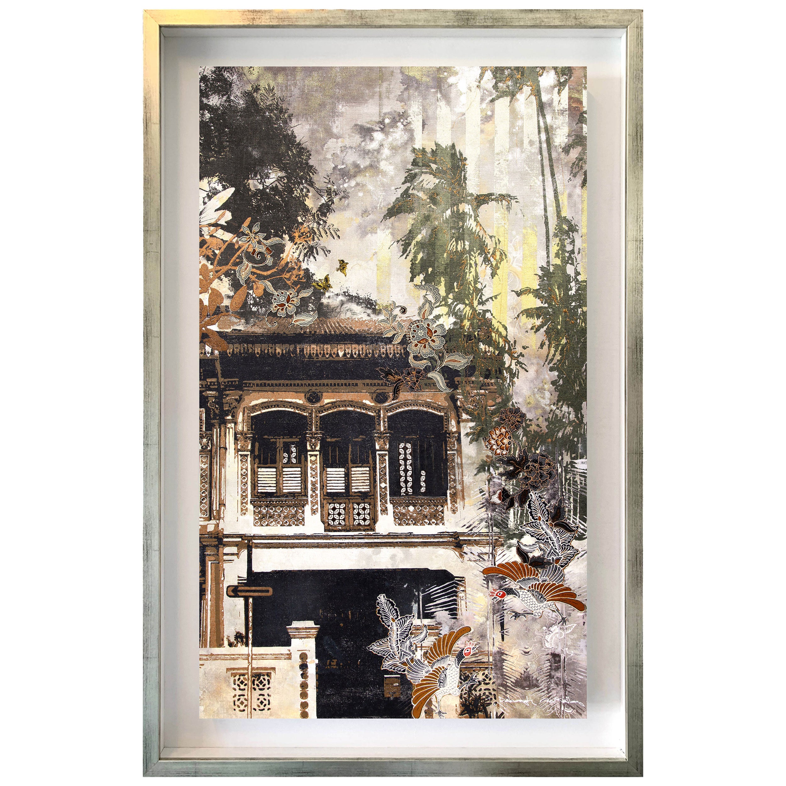 Tales of the Kampong Chickens Canvas Print