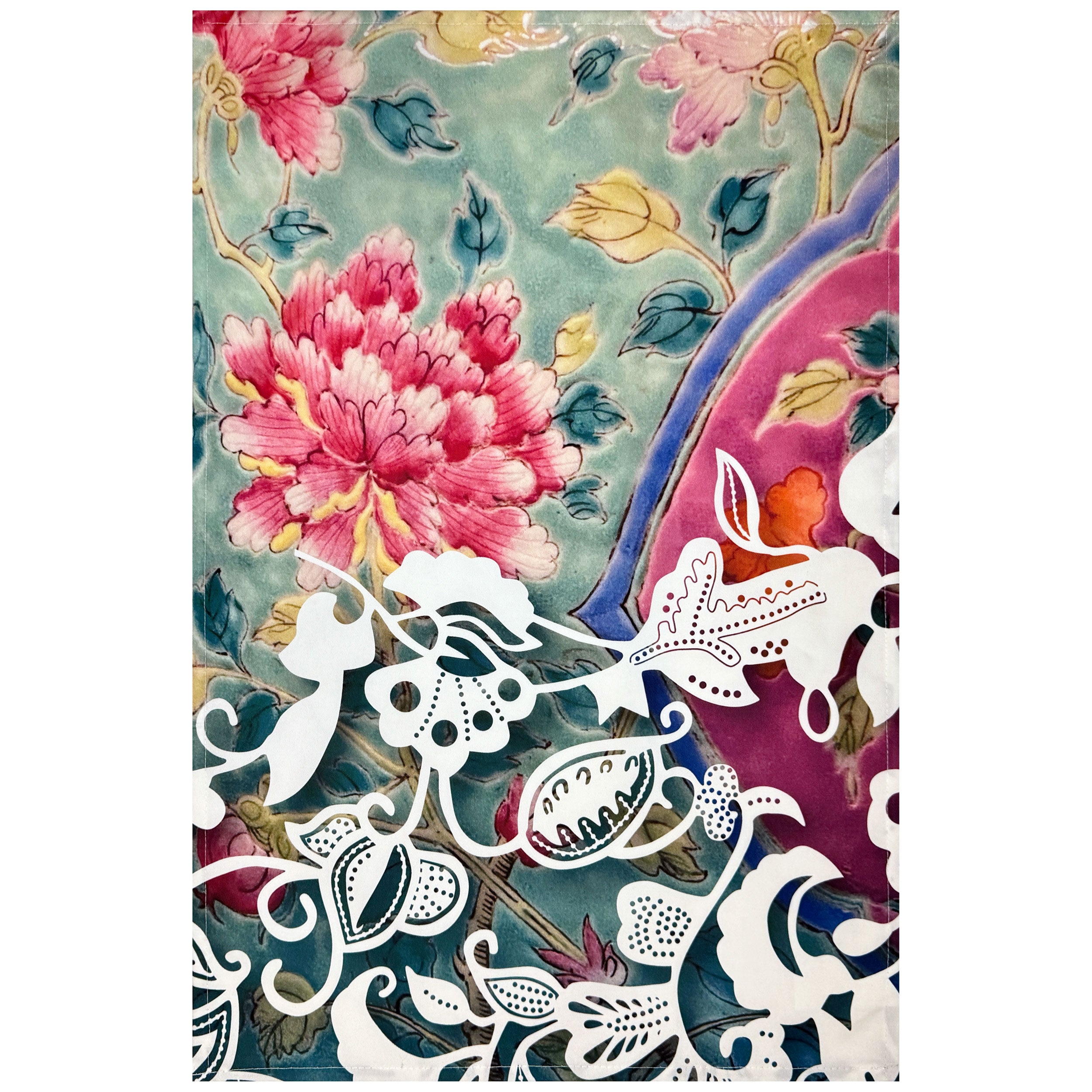 Peranakan Porcelain Tea Towel