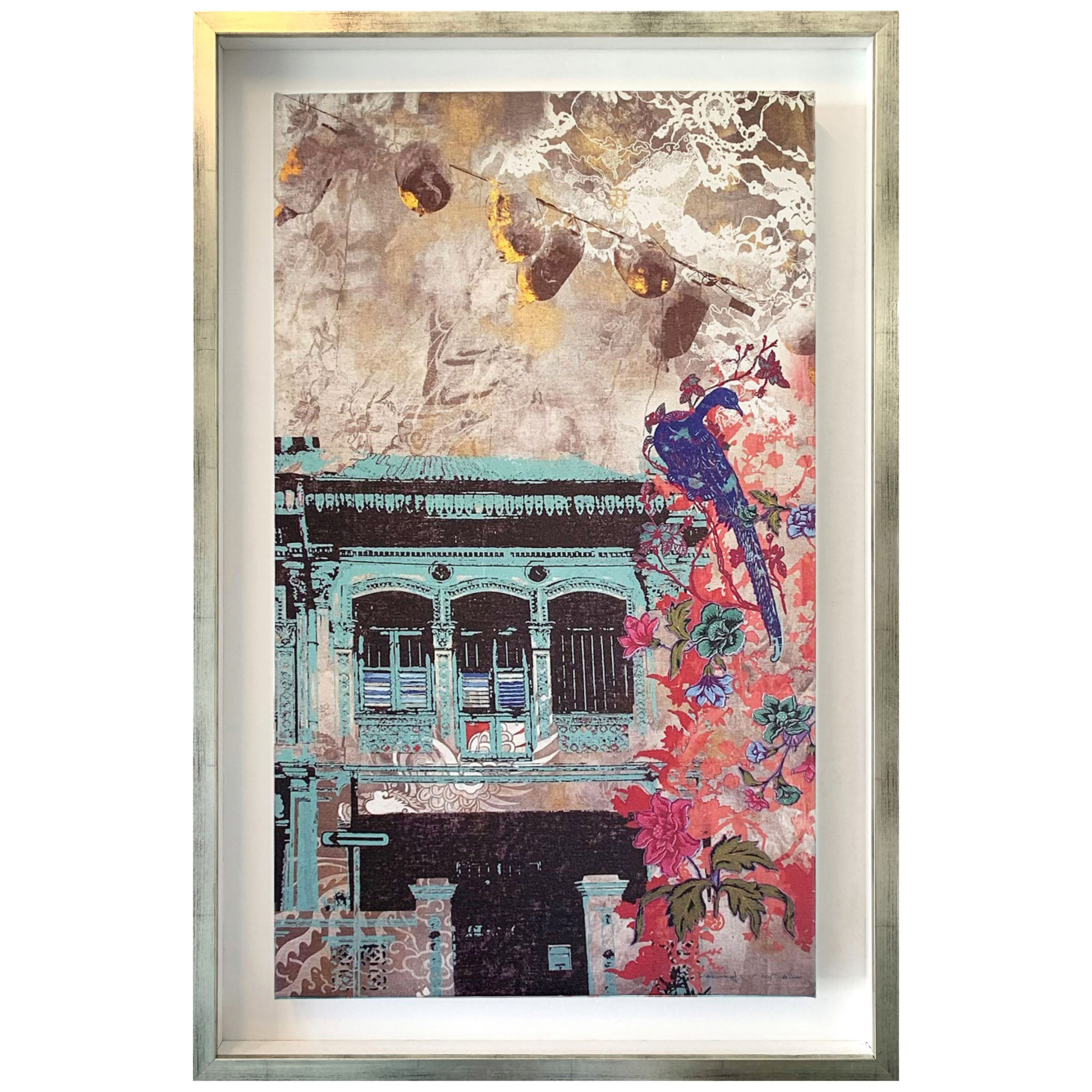 Peranakan Peacock Canvas Print