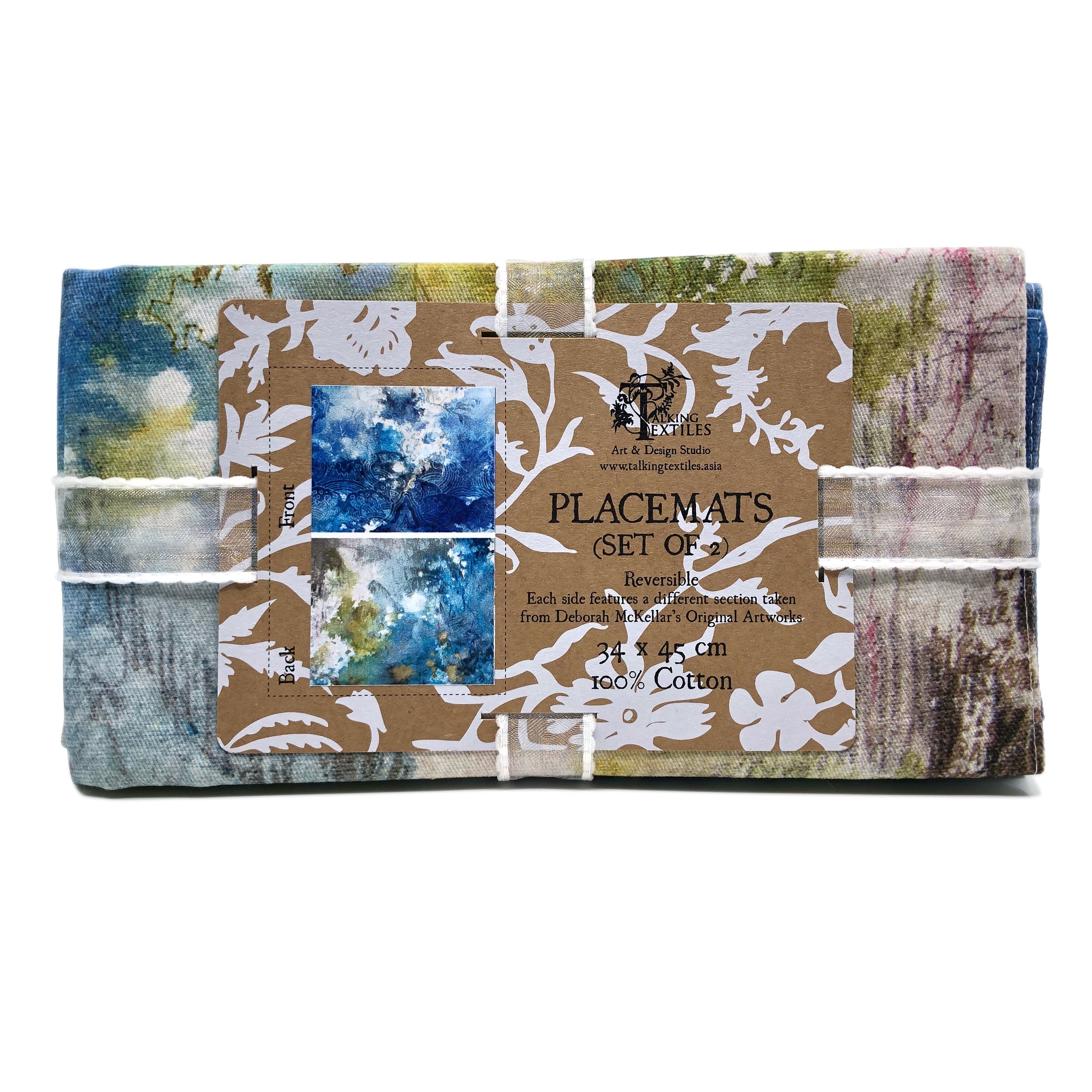 Sky & Sea Reversible Placemat (Set of 2)