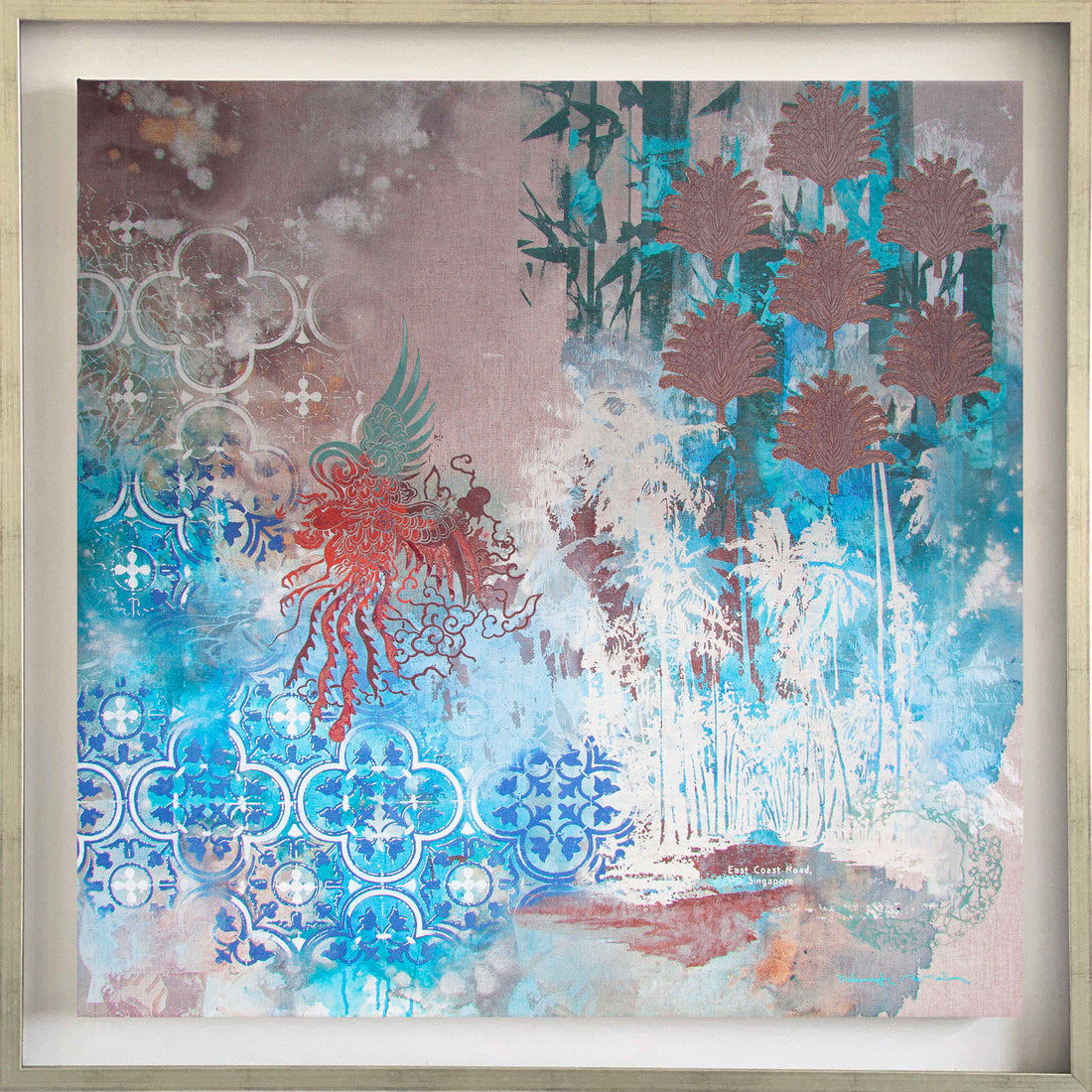 East Coast Road Canvas Print (94x94 cm)