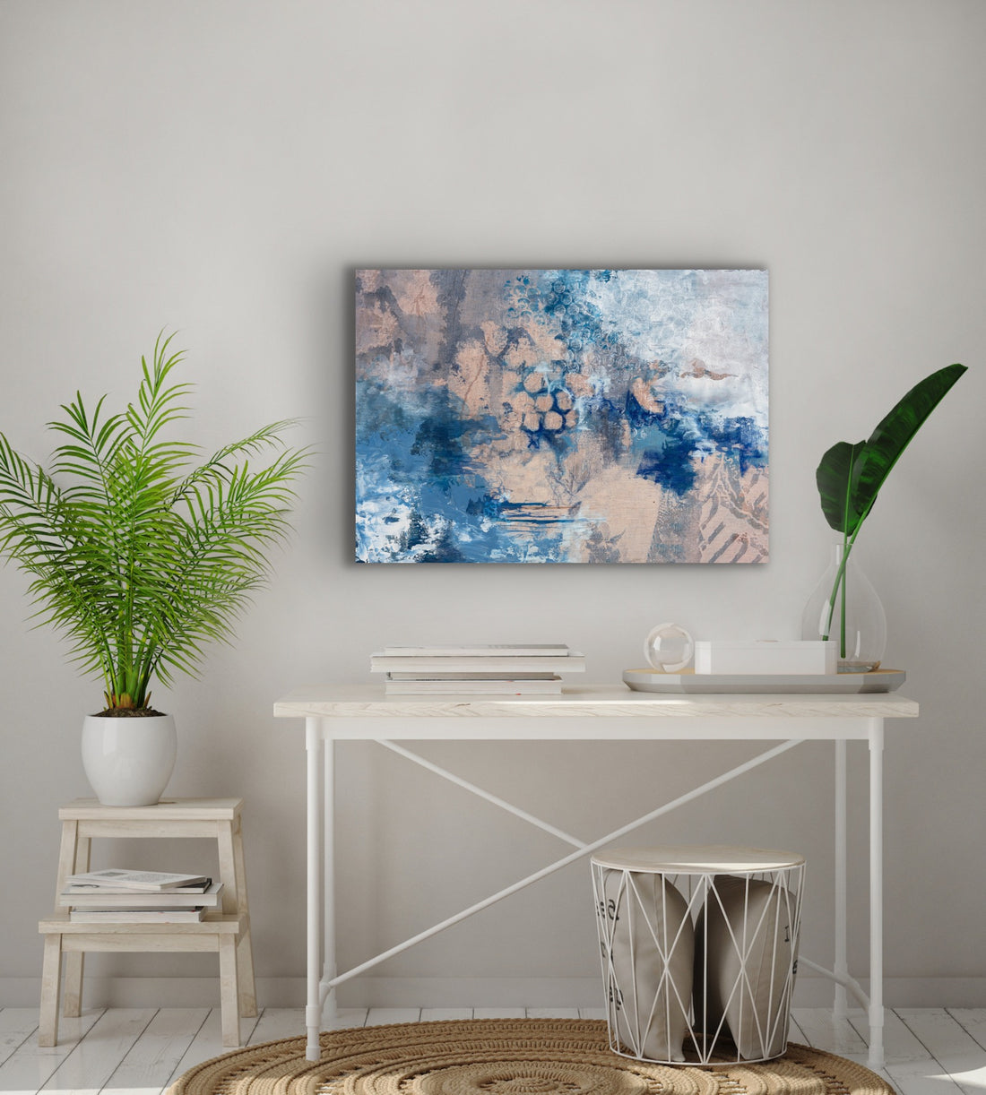 Blue Porcelain Sea (Wood)