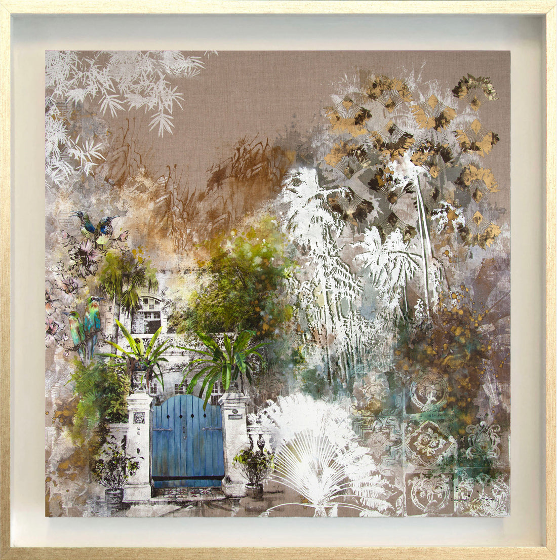 Cairnhill Courtyard Canvas Print (74x74 cm)