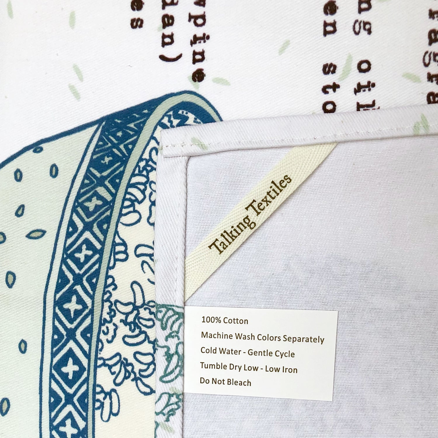 Chicken Rice Recipe Tea Towel