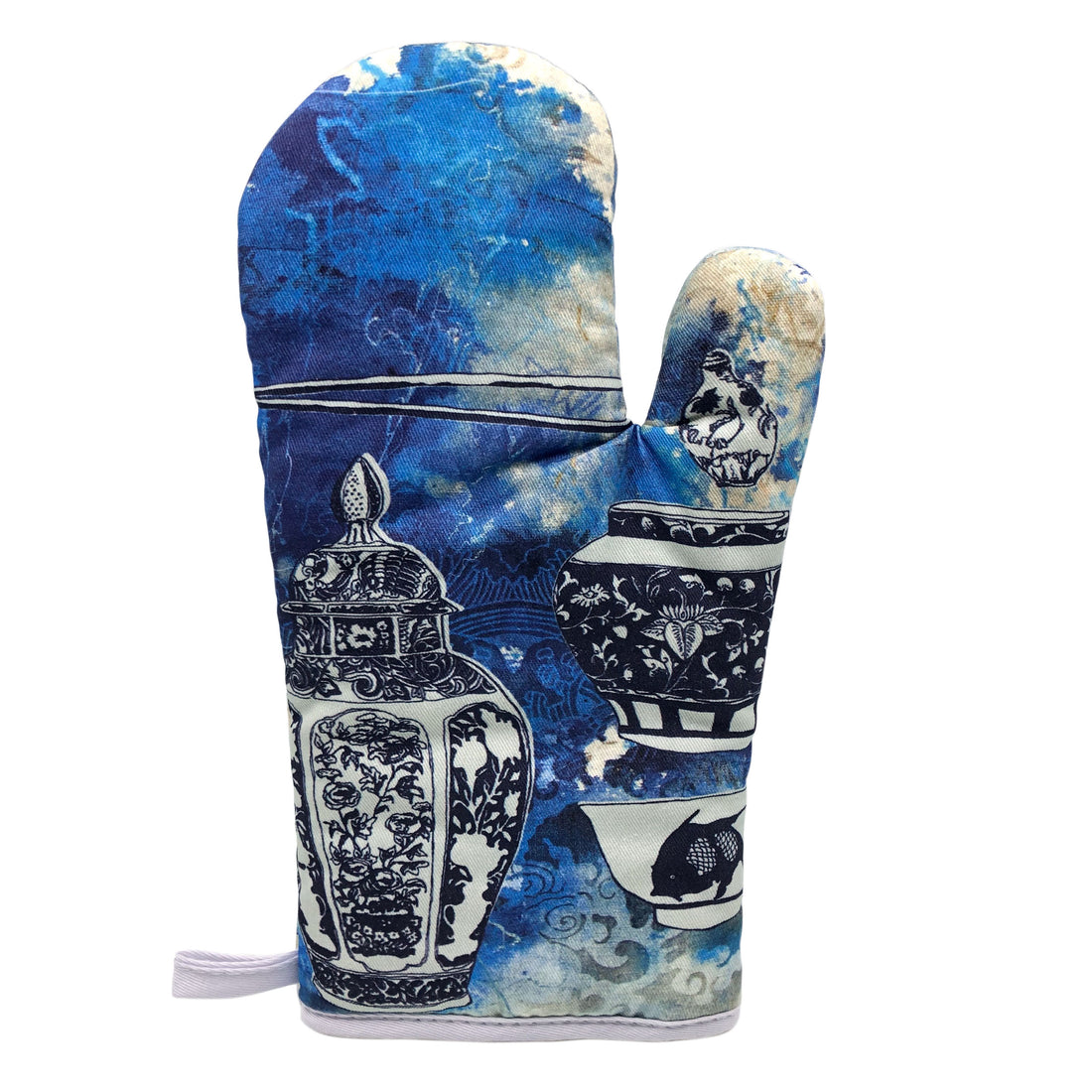 China Blue Oven Glove
