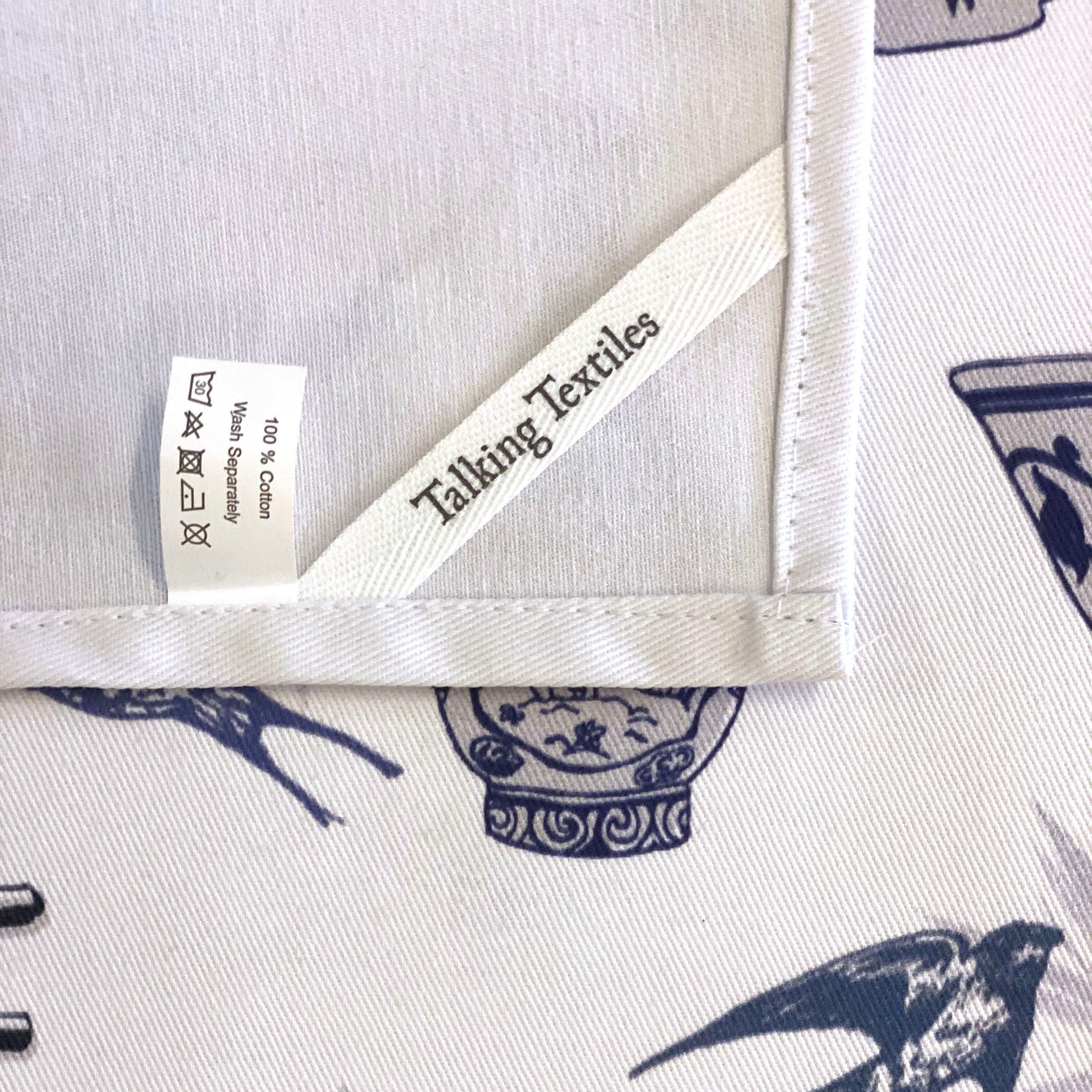 China Blue Tea Towel