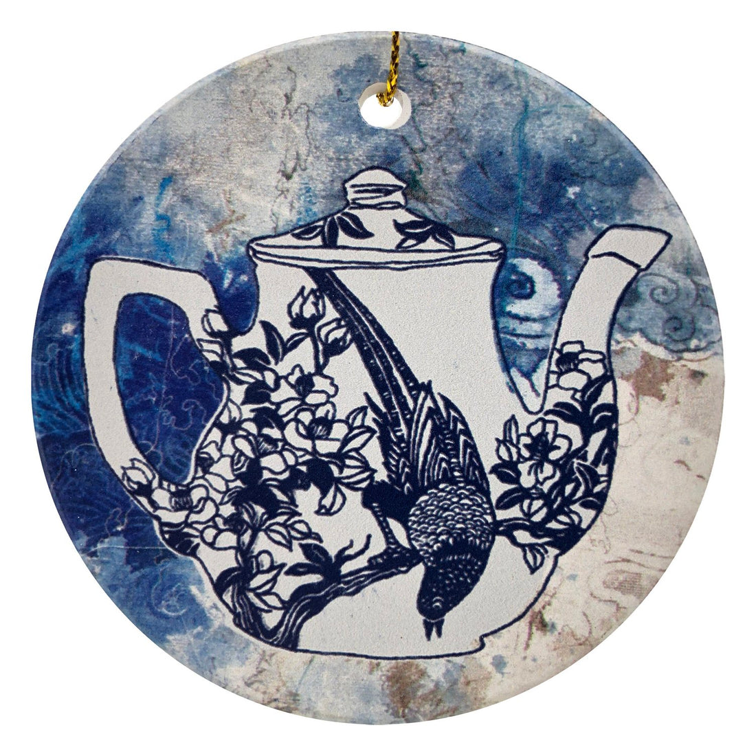 China Blue Ceramic Ornaments
