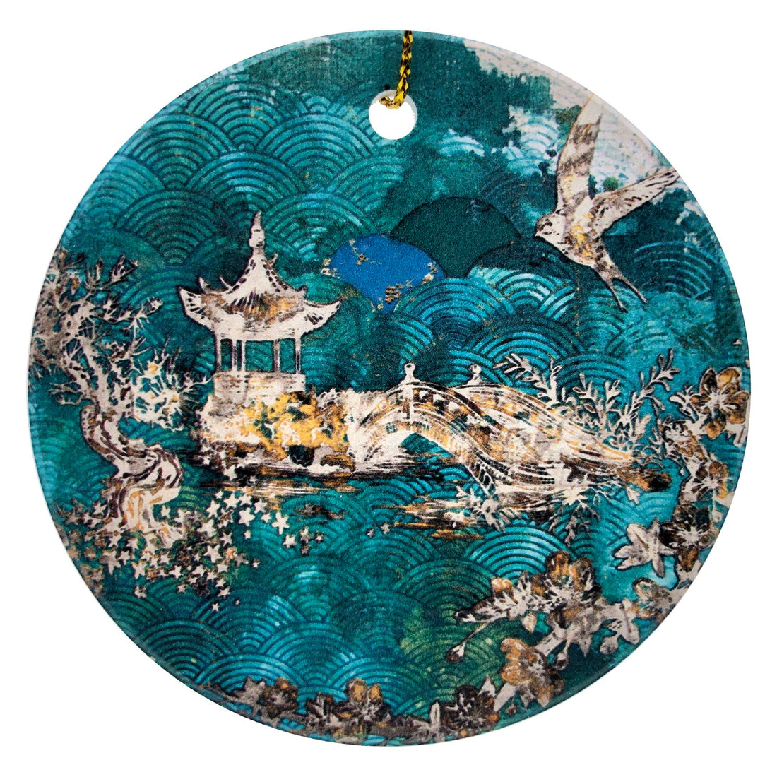 Chinoiserie Ceramic Ornaments