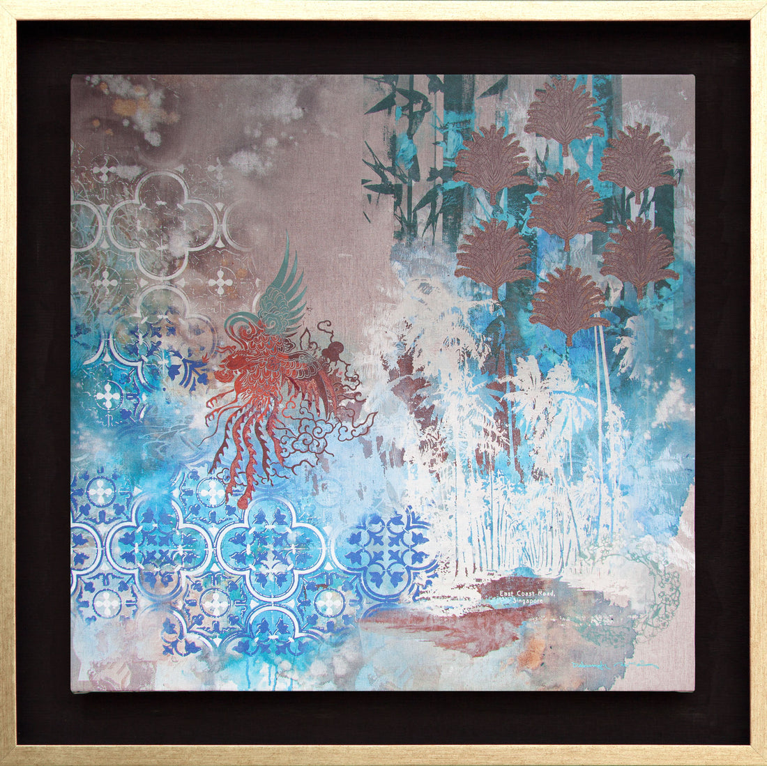 East Coast Road Canvas Print (74x74 cm)