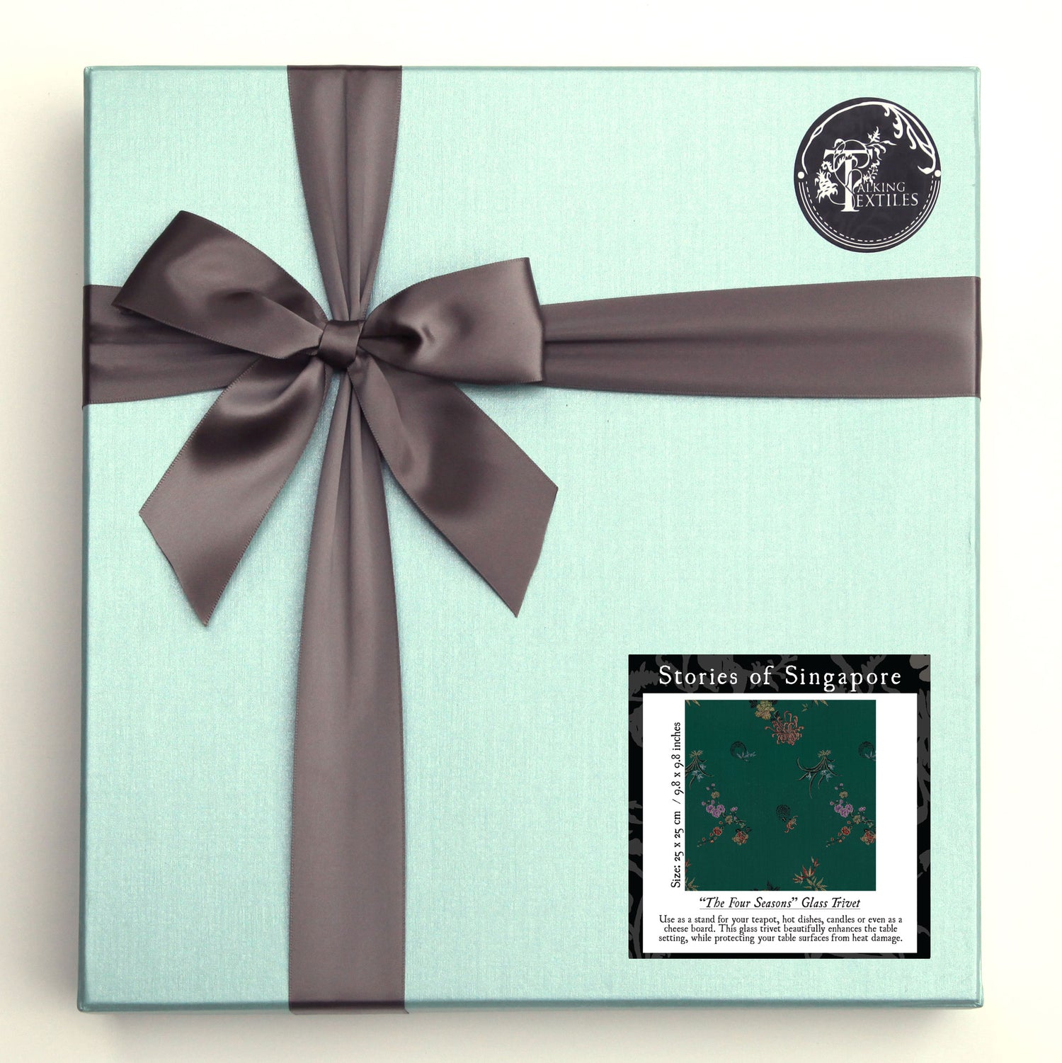 Four Seasons Glass Trivet