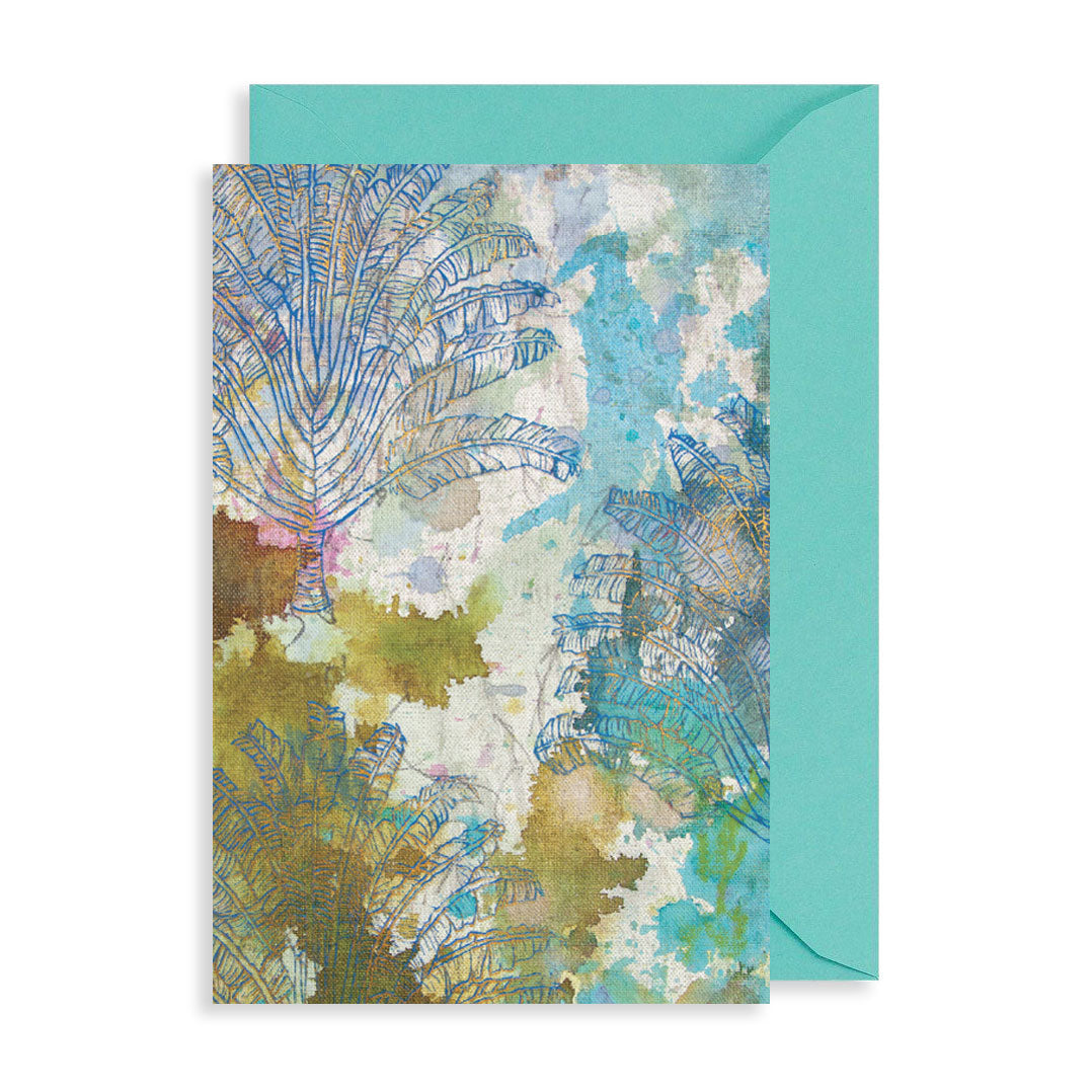 Summer Birdcage Greeting Card Small