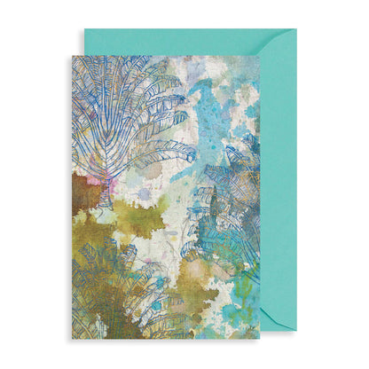 Summer Birdcage Greeting Card Small