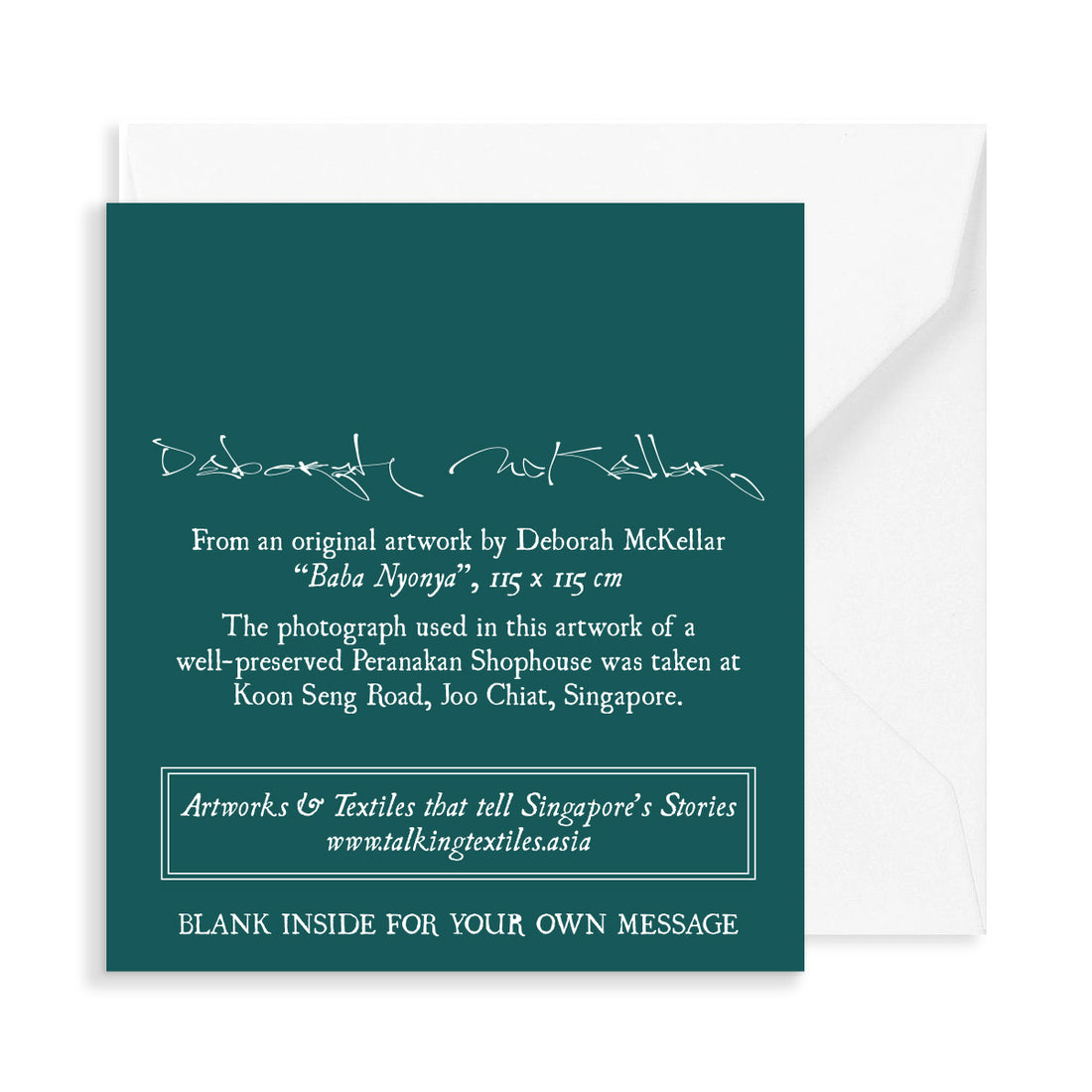 Baba Nyonya Greeting Card Mini