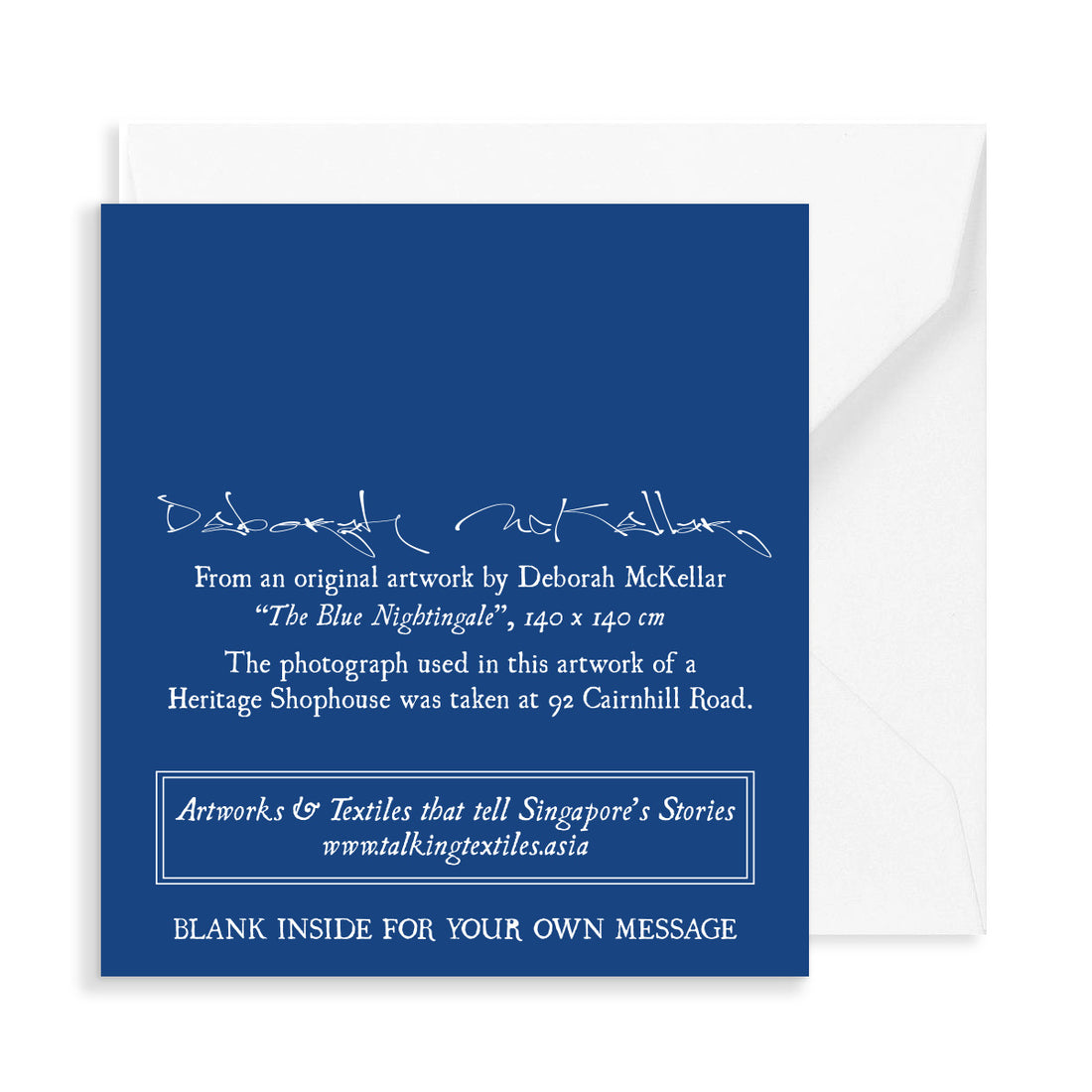 The Blue Nightingale Greeting Card Mini