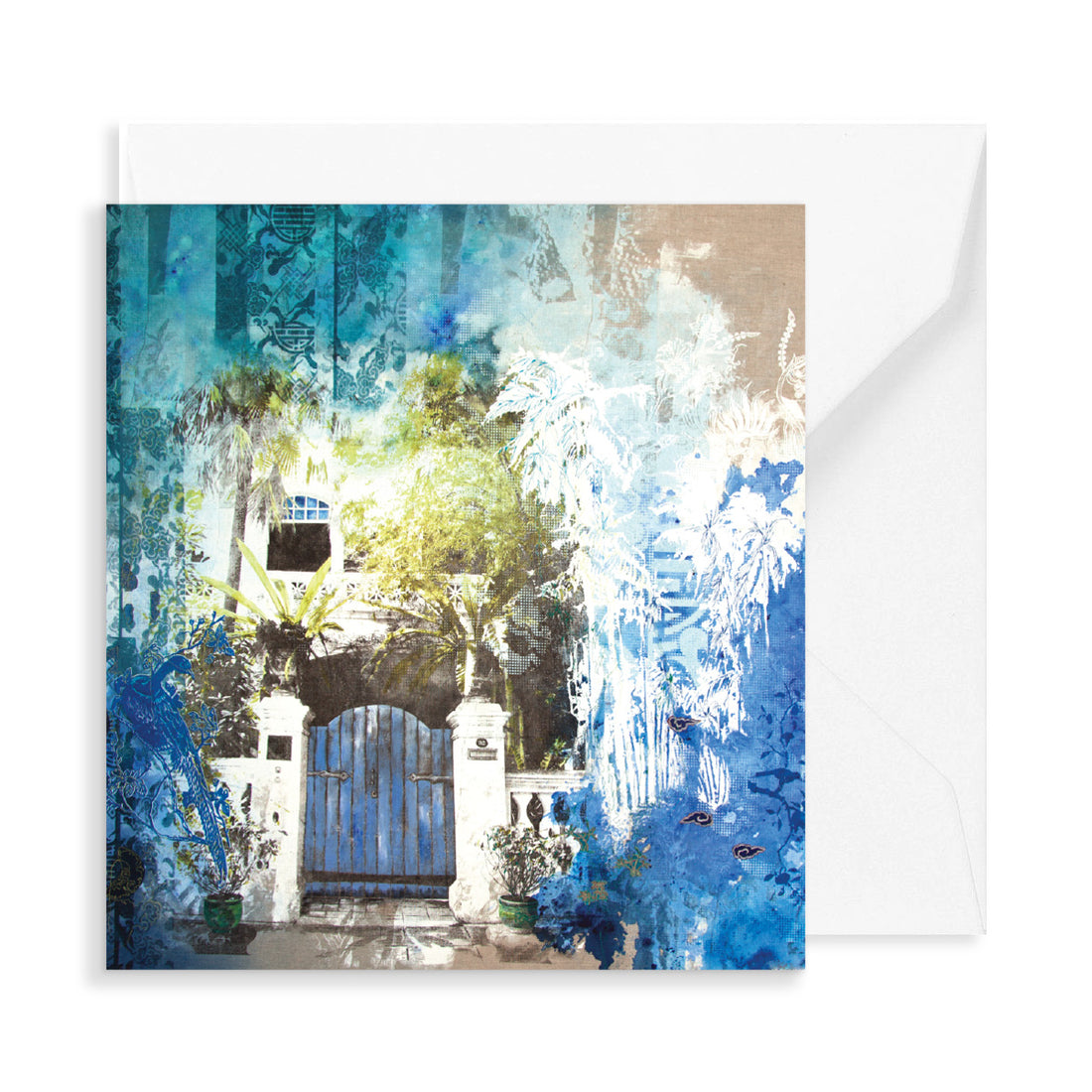 The Blue Nightingale Greeting Card Mini