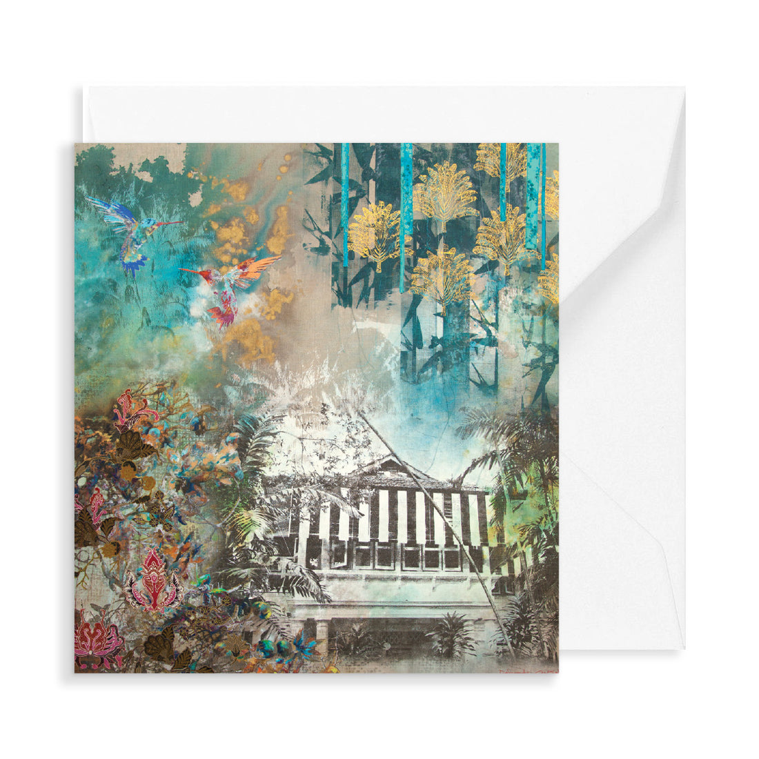 In the Emerald Jungle Greeting Card Mini