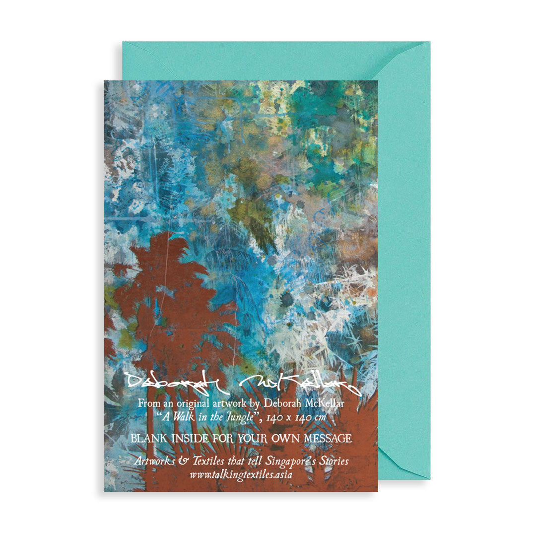 A Walk in the Jungle Greeting Card Small