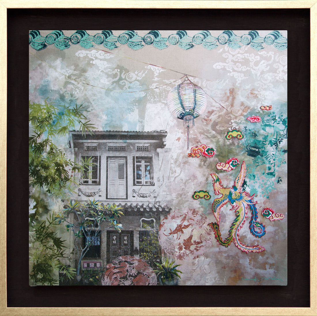 In the Mood for Love Canvas Print (74x74 cm)