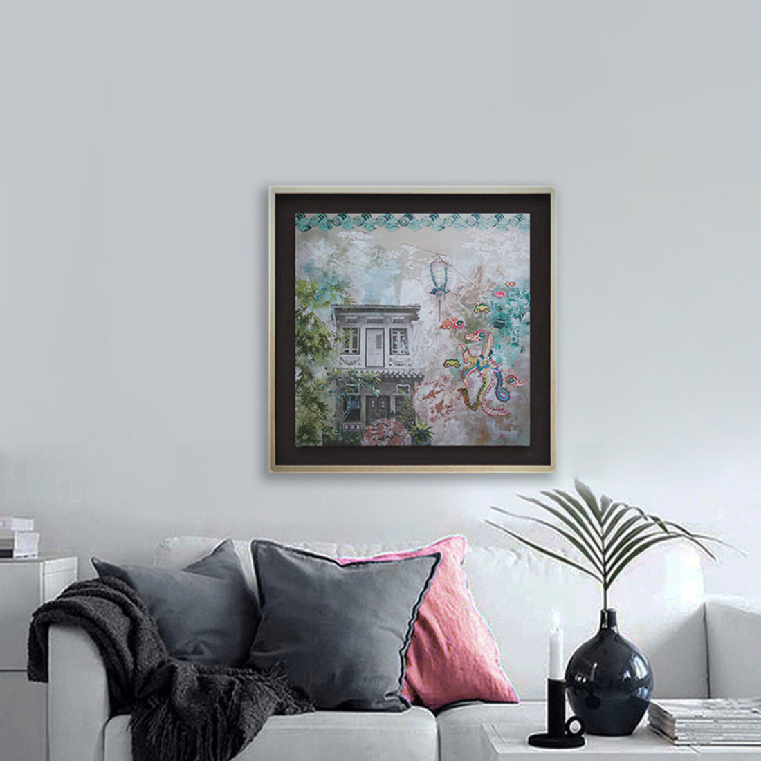 In the Mood for Love Canvas Print (74x74 cm)