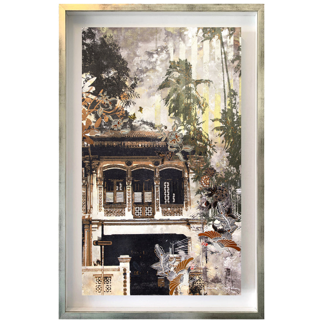 Tales of the Kampong Chickens Canvas Print
