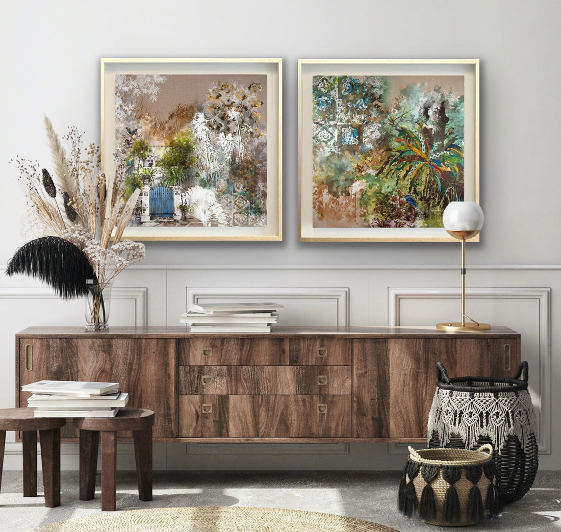 Lost in the Tropics Canvas Print (94x94 cm)