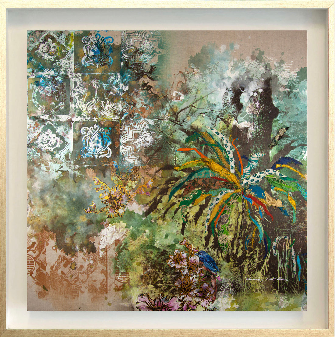 Lost in the Tropics Canvas Print (74x74 cm)