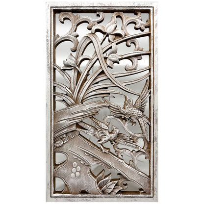 Orchids Wooden Carving