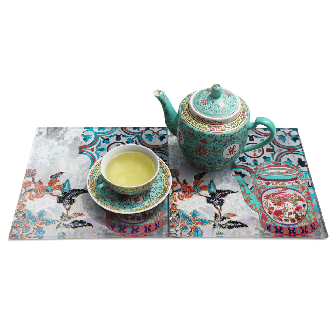 Peranakan Kitchen Glass Trivet
