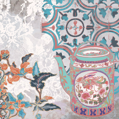 Peranakan Kitchen Glass Trivet
