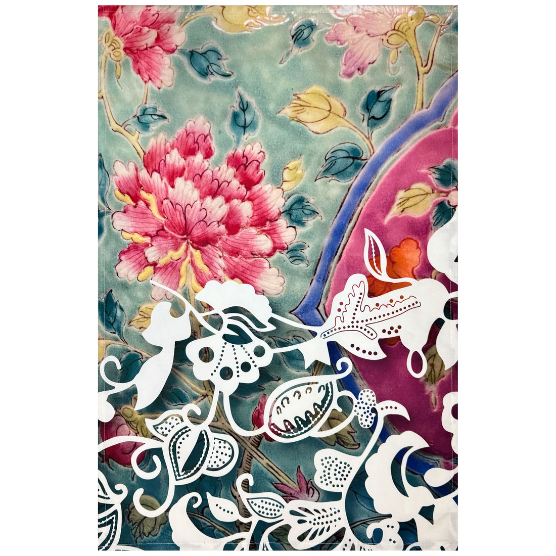 Peranakan Porcelain Tea Towel