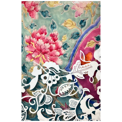 Peranakan Porcelain Tea Towel