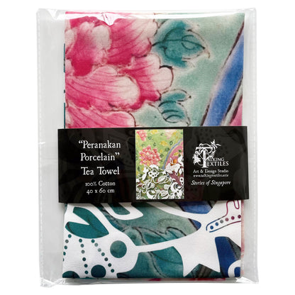 Peranakan Porcelain Tea Towel