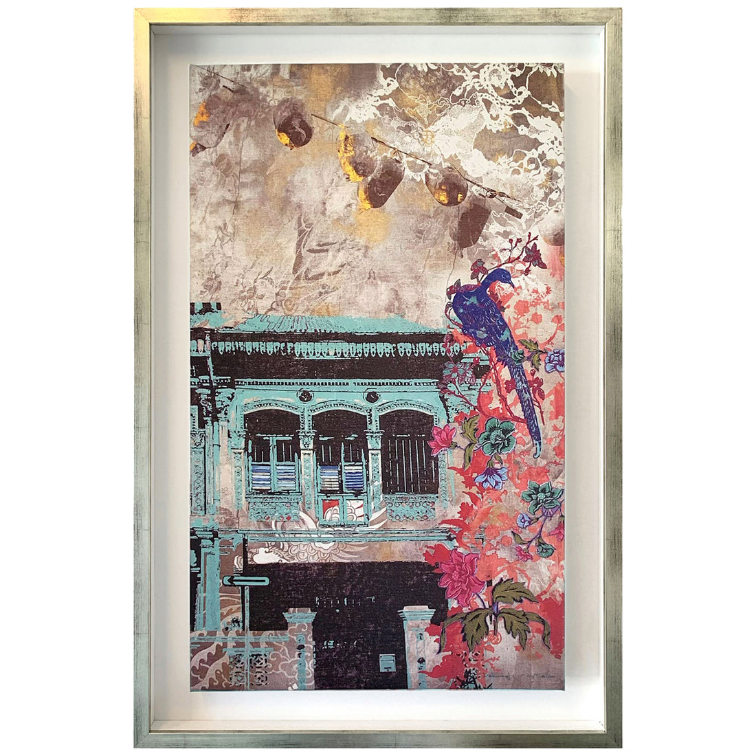 Peranakan Peacock Canvas Print