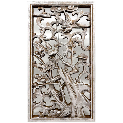 Plum Blossoms Wooden Carving