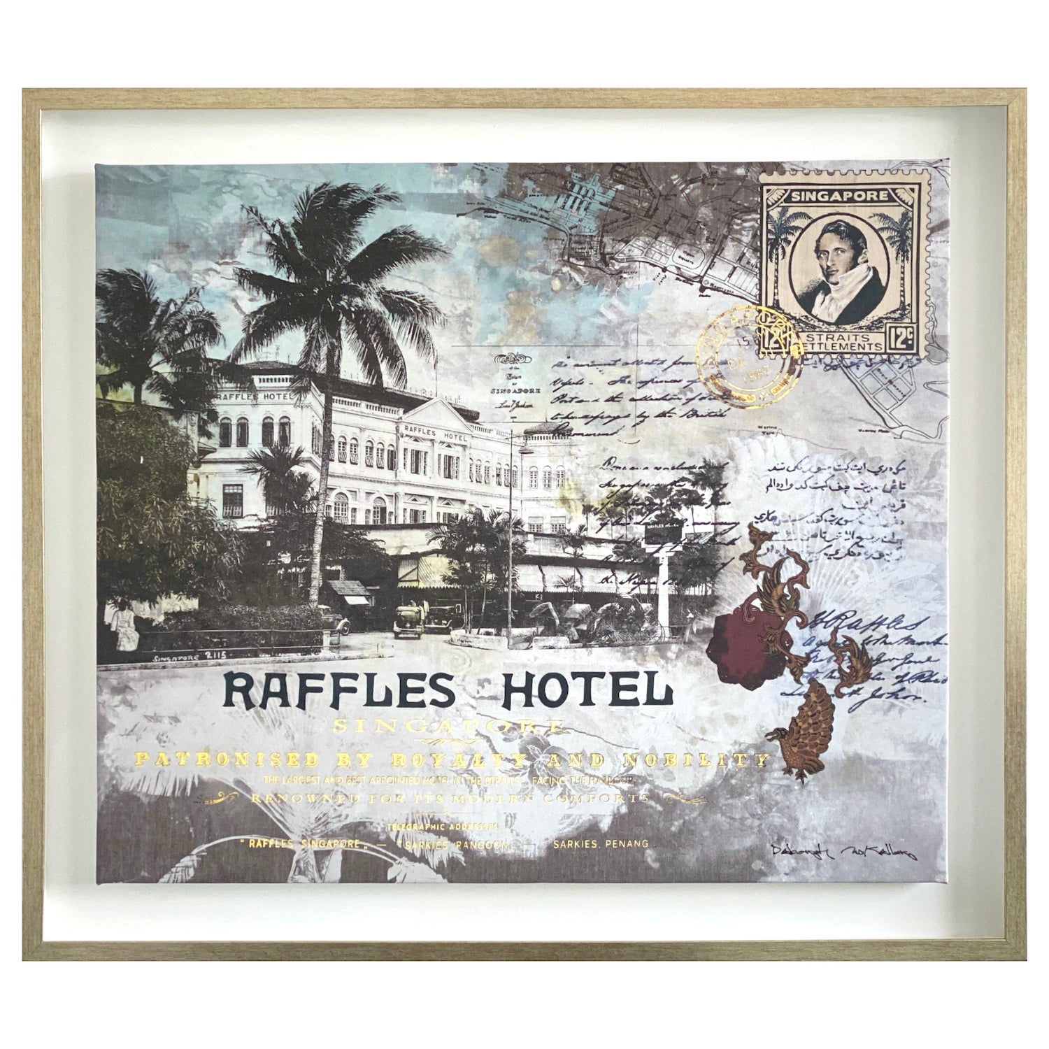 Raffles Hotel Canvas Print (Big)