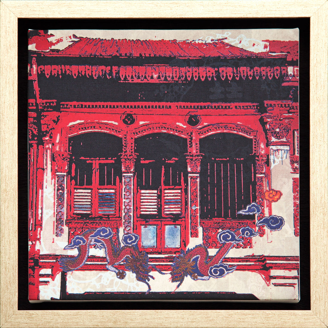 Red Dragon Canvas Print (Last Piece!)