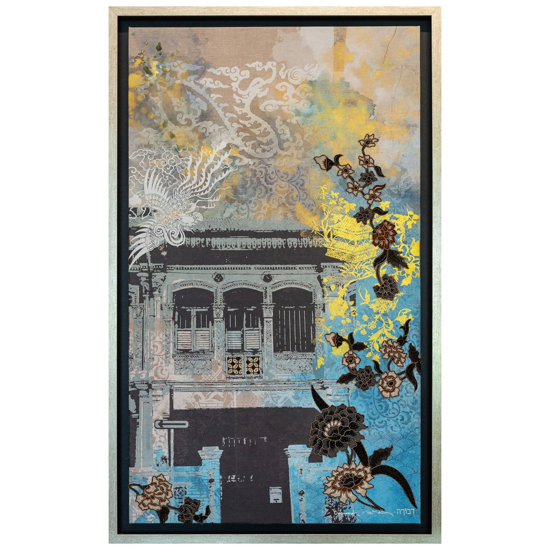 The Phoenix &amp; Dragon Hand-finished Print