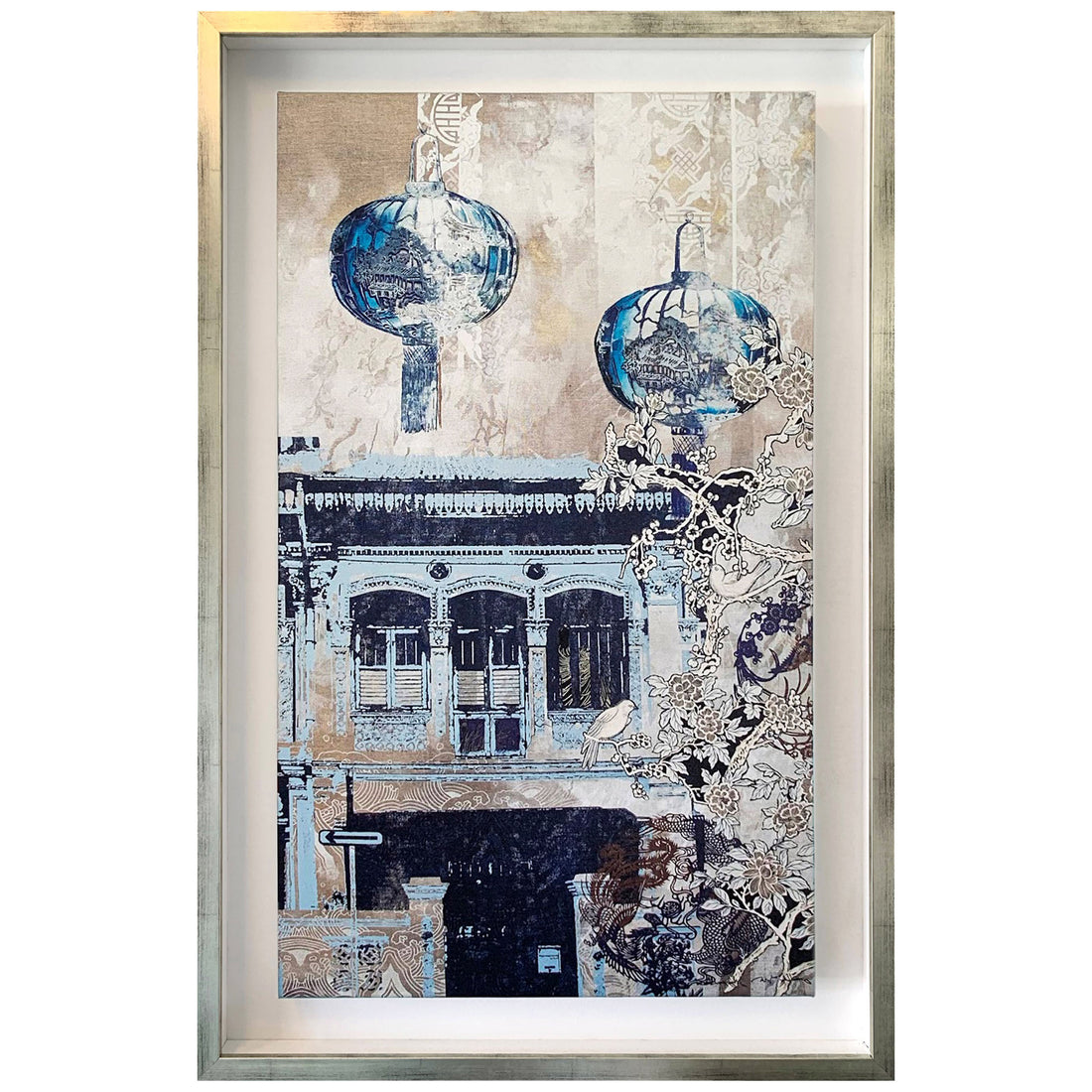 The Blue Lanterns Canvas Print
