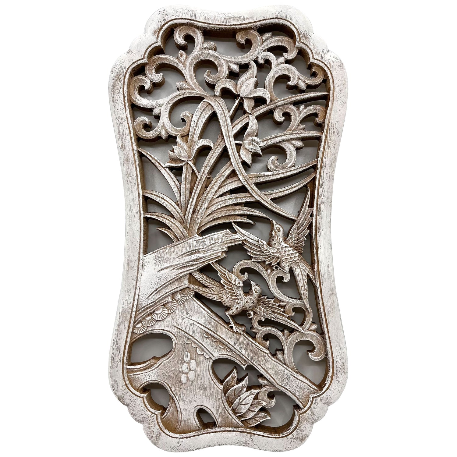 Orchids Wooden Carving